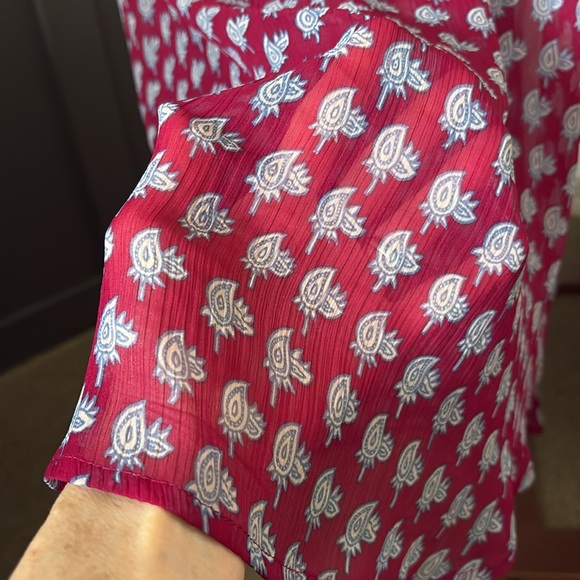 Lucky Brand Pink and Blue Blouse - Picture 8 of 10